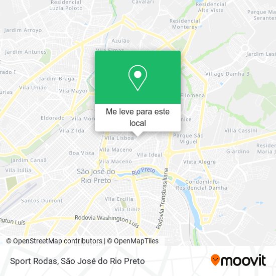 Sport Rodas mapa