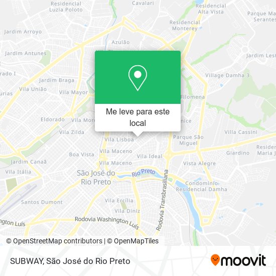 SUBWAY mapa