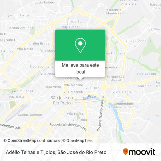 Adélio Telhas e Tijolos mapa