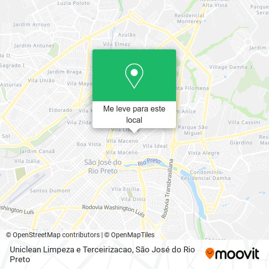 Uniclean Limpeza e Terceirizacao mapa