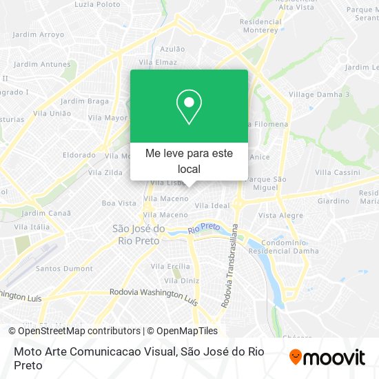 Moto Arte Comunicacao Visual mapa