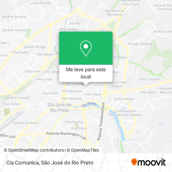 Cia Comunica mapa