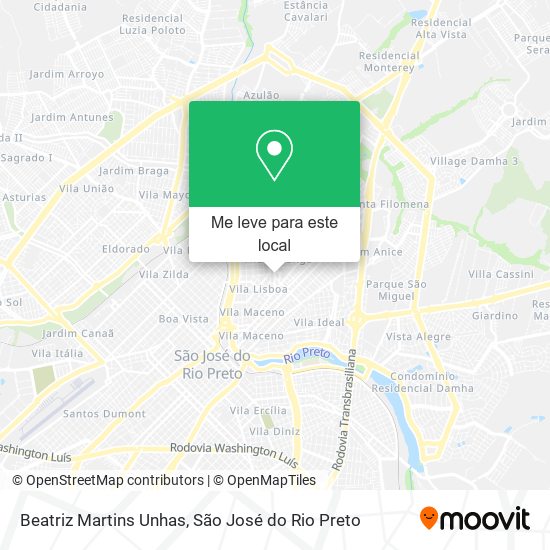 Beatriz Martins Unhas mapa