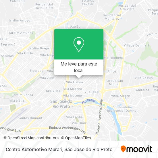 Centro Automotivo Murari mapa