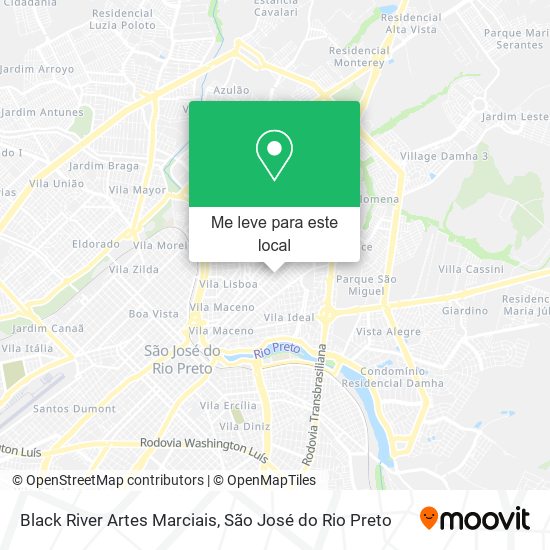 Black River Artes Marciais mapa