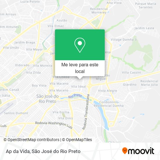 Ap da Vida mapa