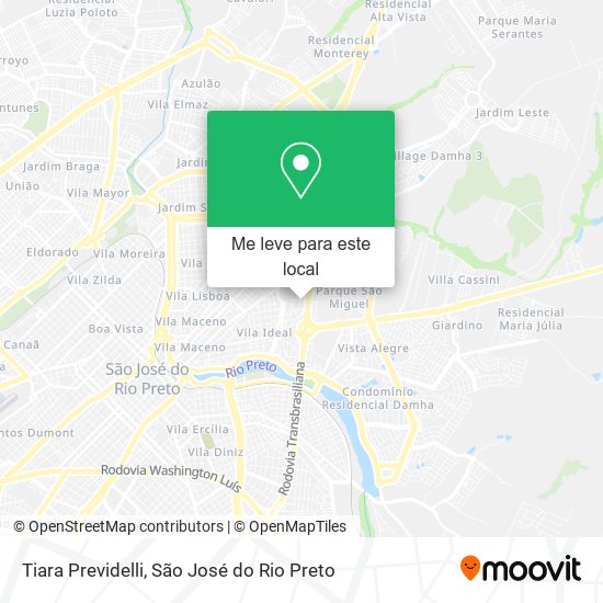 Tiara Previdelli mapa