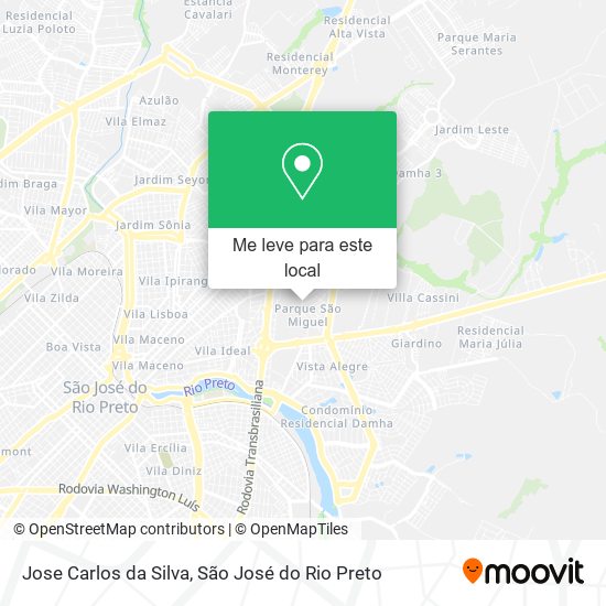 Jose Carlos da Silva mapa