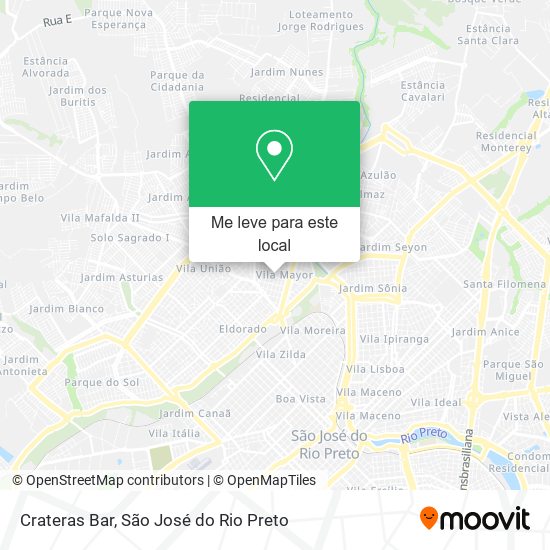 Crateras Bar mapa