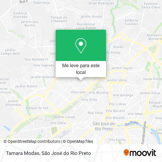 Tamara Modas mapa