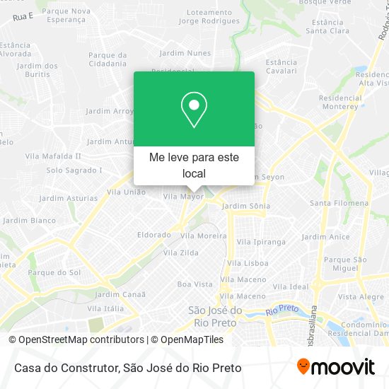 Casa do Construtor mapa