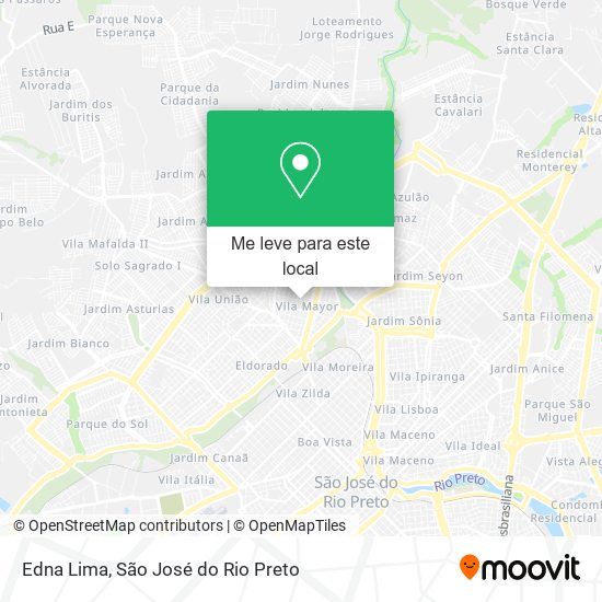 Edna Lima mapa