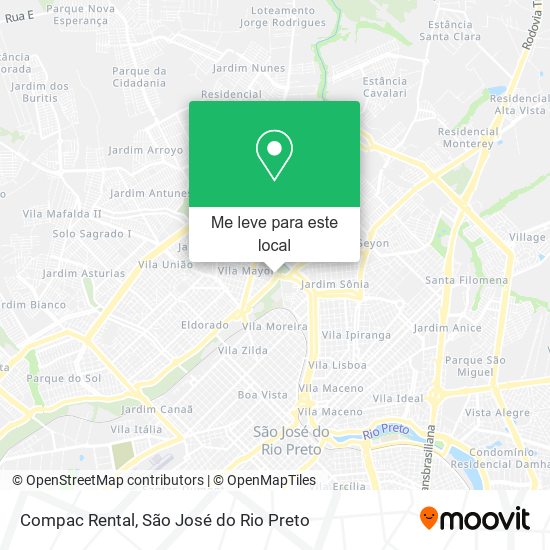 Compac Rental mapa
