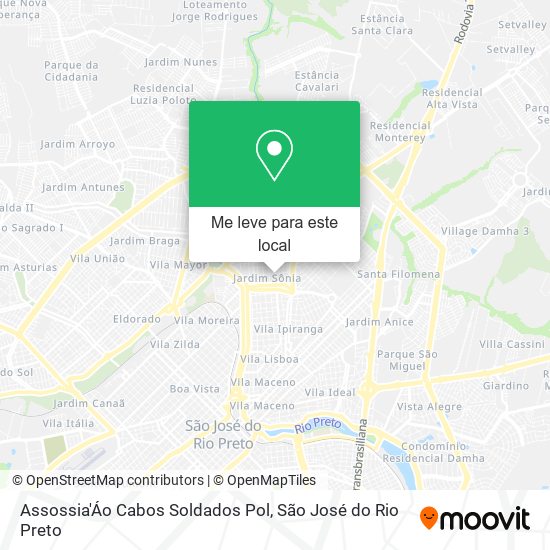 Assossia'Áo Cabos Soldados Pol mapa