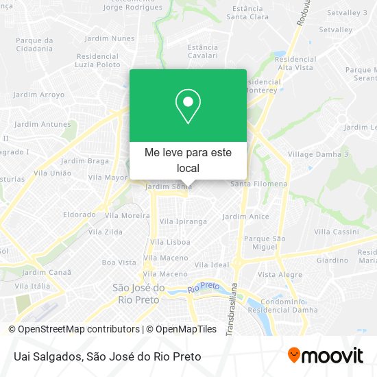 Uai Salgados mapa