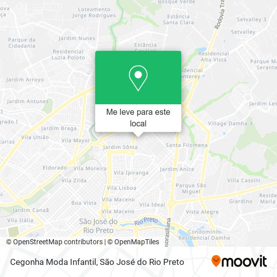 Cegonha Moda Infantil mapa