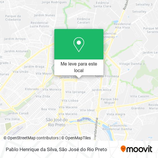 Pablo Henrique da Silva mapa