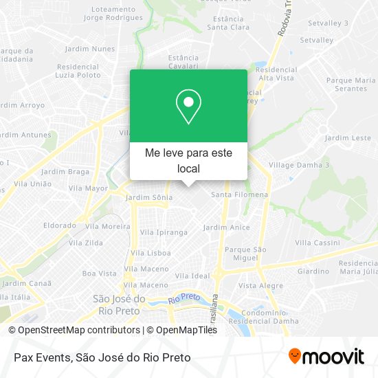 Pax Events mapa