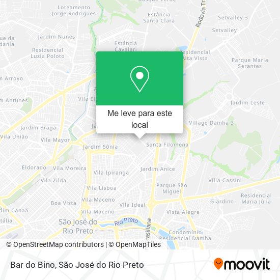 Bar do Bino mapa