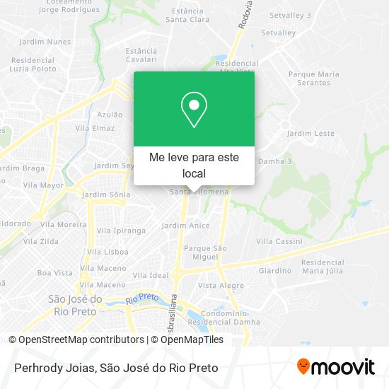 Perhrody Joias mapa