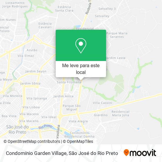 Condomínio Garden Village mapa