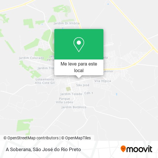 A Soberana mapa
