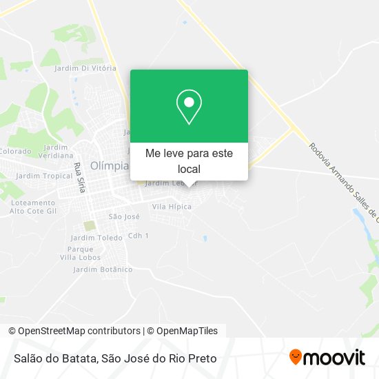 Salão do Batata mapa