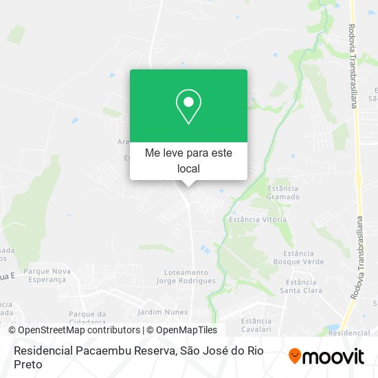Residencial Pacaembu Reserva mapa