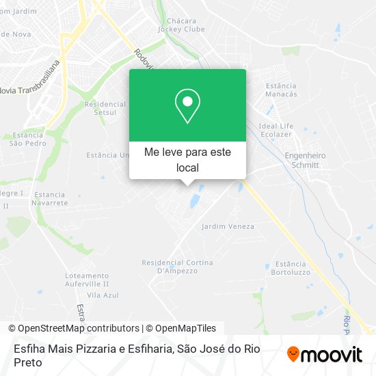 Esfiha Mais Pizzaria e Esfiharia mapa