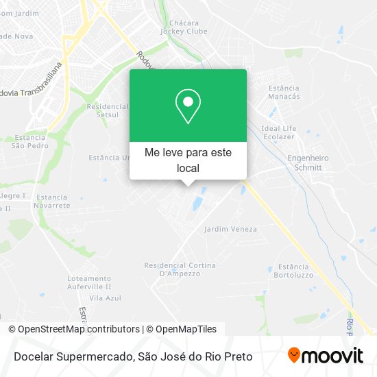 Docelar Supermercado mapa
