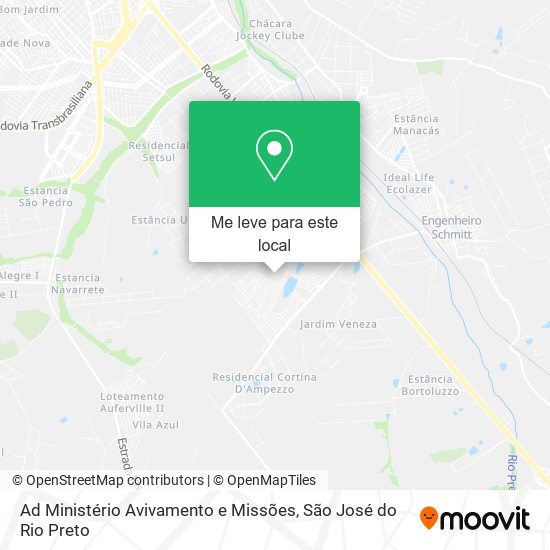 Ad Ministério Avivamento e Missões mapa