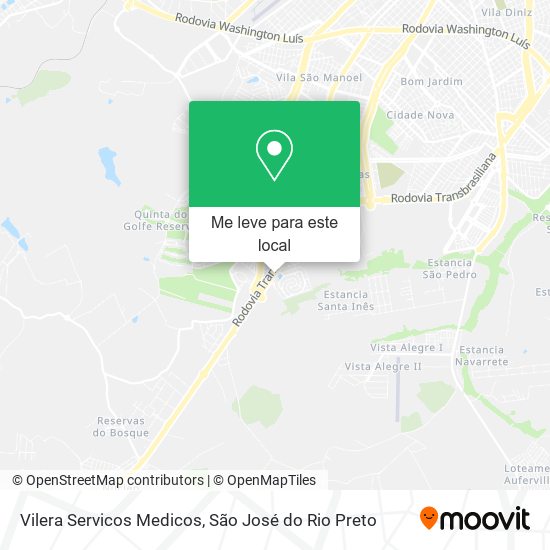 Vilera Servicos Medicos mapa