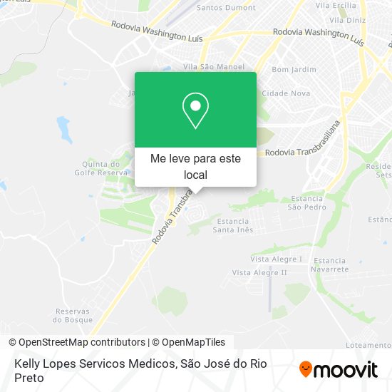 Kelly Lopes Servicos Medicos mapa