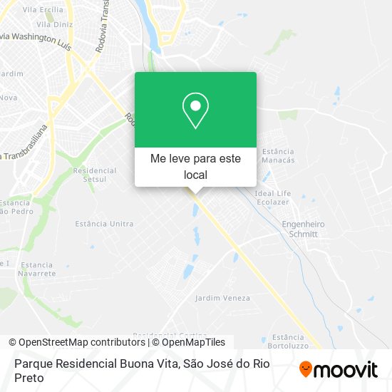 Parque Residencial Buona Vita mapa