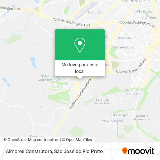 Aimores Construtora mapa