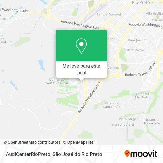 AudiCenterRioPreto mapa