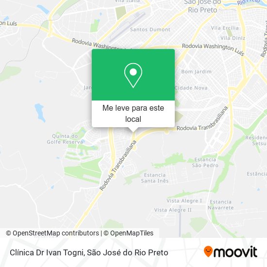 Clínica Dr Ivan Togni mapa
