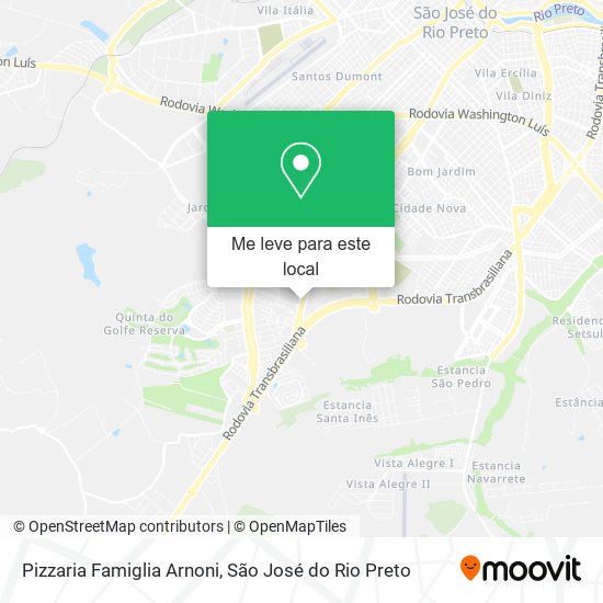 Pizzaria Famiglia Arnoni mapa
