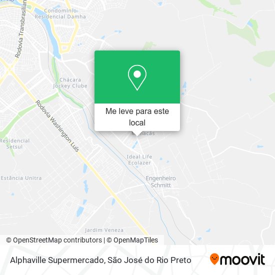 Alphaville Supermercado mapa
