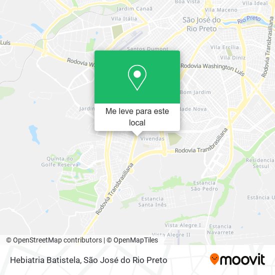 Hebiatria Batistela mapa