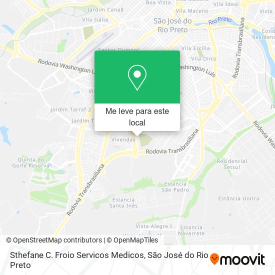 Sthefane C. Froio Servicos Medicos mapa