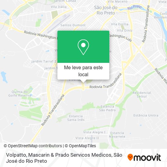 Volpatto, Mascarin & Prado Servicos Medicos mapa