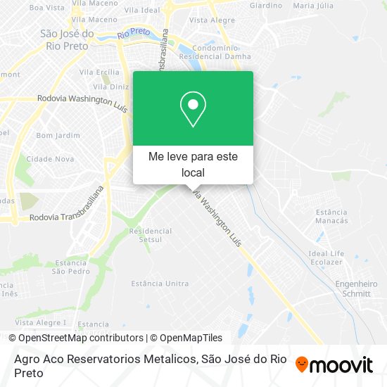 Agro Aco Reservatorios Metalicos mapa
