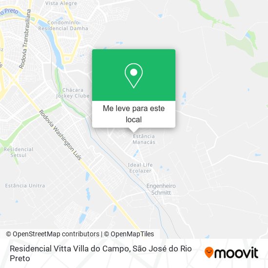 Residencial Vitta Villa do Campo mapa