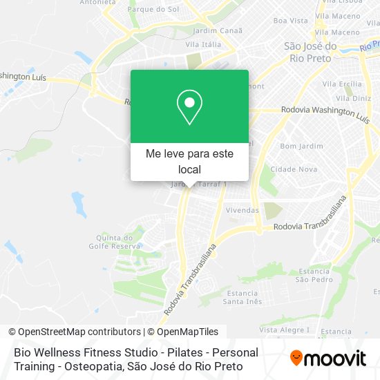 Bio Wellness Fitness Studio - Pilates - Personal Training - Osteopatia mapa