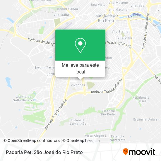 Padaria Pet mapa