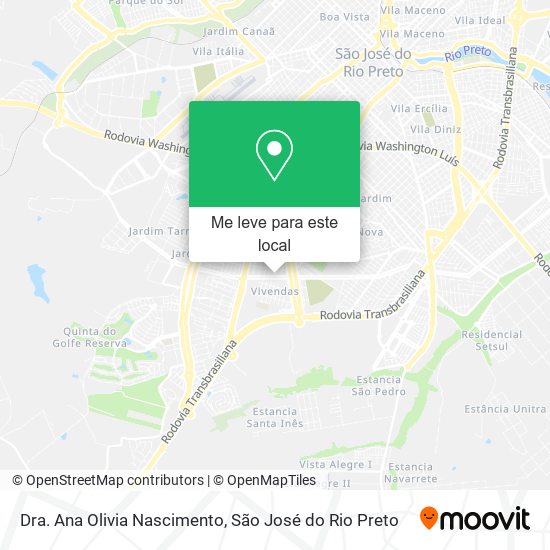 Dra. Ana Olivia Nascimento mapa