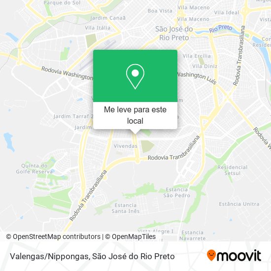 Valengas/Nippongas mapa