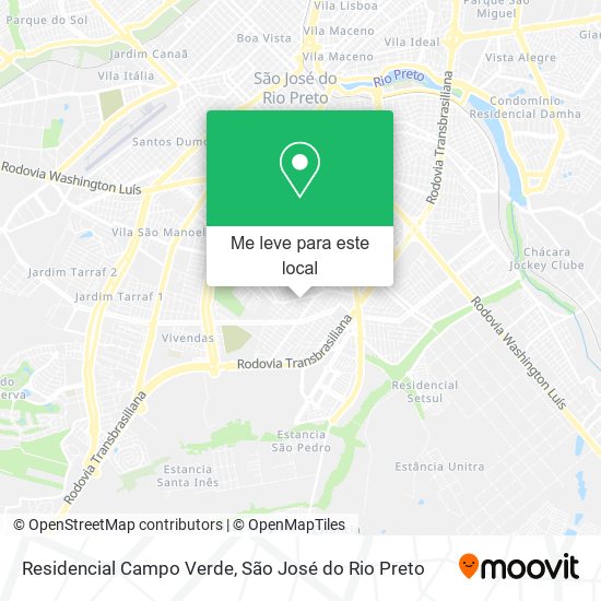 Residencial Campo Verde mapa