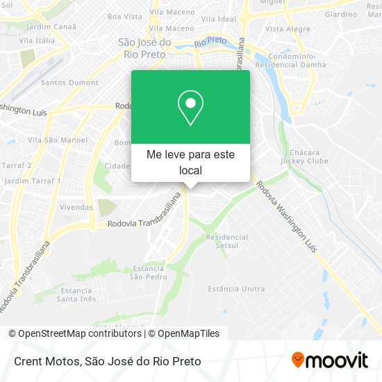Crent Motos mapa